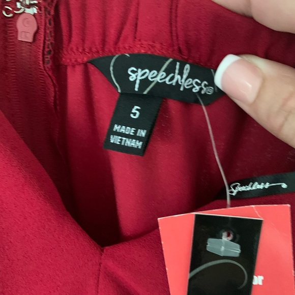 NWT High low hem RED formal Dress SZ 5(Med) - Picture 5 of 9